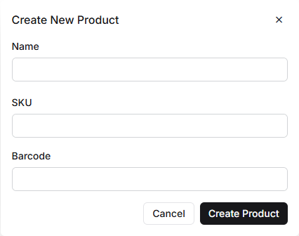 Creating a product
